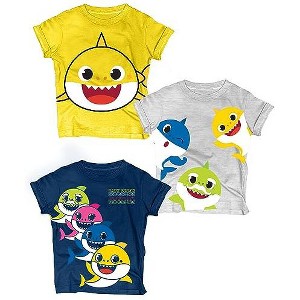 Nickelodeon Baby Shark Graphic T-Shirt (Sets) Mommy Daddy Family Tees Birthday Party Outfits Toddler Boy/Girl to Kids Clothes - 1 of 4