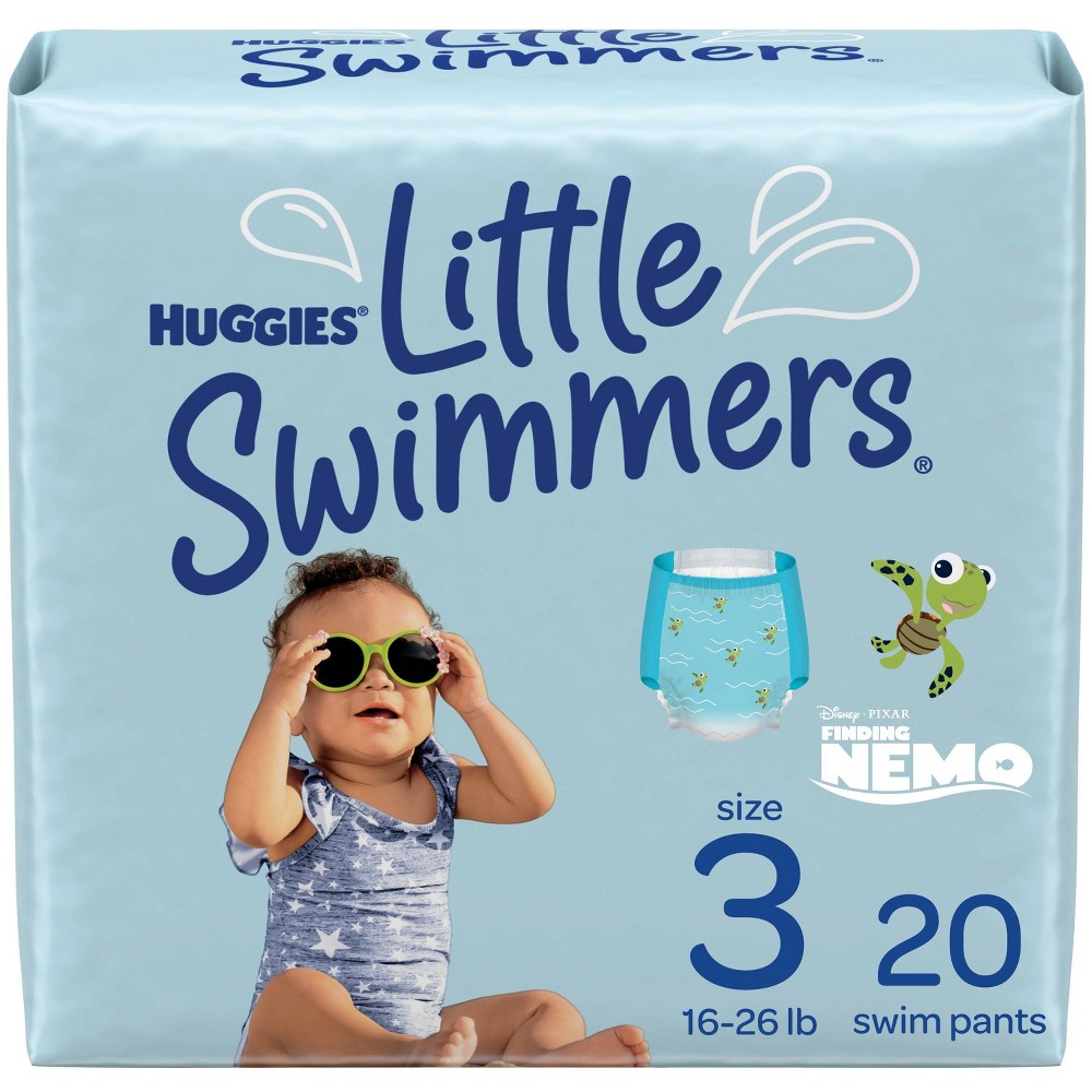 Huggies Little Swimmers Baby Swim Disposable Diapers Size 3 - S - 20ct
