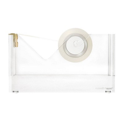 RUSSELL + HAZEL Acrylic Tape Dispenser Clear