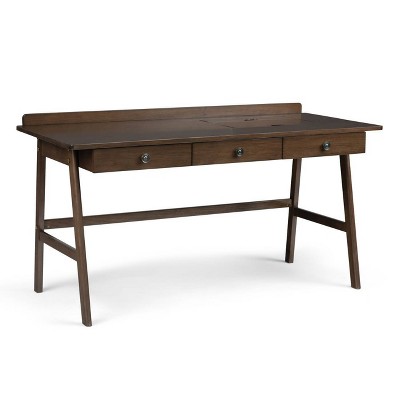 60" Lisa Desk Natural Aged Brown - WyndenHall