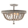 Capital Lighting Kayla 2 - Light Semi-Flush Mount in  Mystic Sand - 2 of 4