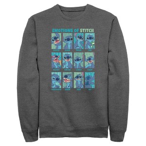 Men's Lilo & Stitch Emotions of 626 Sweatshirt - 1 of 4