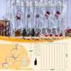Ollny 300 LED Cool White Curtain Lights (Clear Cable, 8 Modes, Connectable, IP67 Waterproof, Plug-in) - 4 of 4