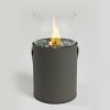 Coolbibila Portable Indoor Outdoor Fireplace,Mini Ethanol Fire Pit with Glass Wind Guard,Indoor Tabletop Fire Pit,Small Outdoor Garden Fire Pit - 3 of 4