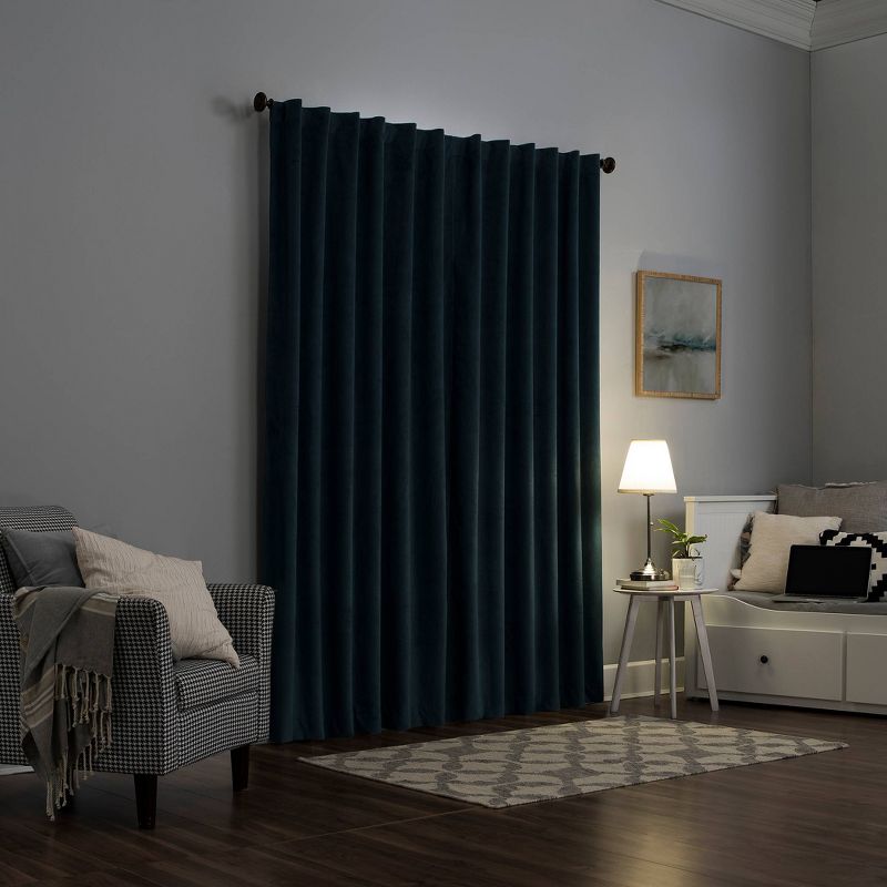 Amherst Velvet Noise Reducing Thermal Back Tab Extreme Blackout Curtain Panel - Sun Zero, 3 of 14