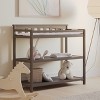 Child Craft Flat Top Infant Changing Table, Water-Resistant Pad and Safety Strap, Anti-Tip Kit Included to Prevent Tipping, Baby Safe Finish - 3 of 4