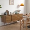 Bella Depot Antigue 68.9" Sideboard Buffet with 4 Drawers and 2 Doors - 3 of 4