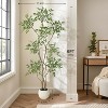Garvee Artificial Plants Indoor,Faux Floor Plant in Pot, Nandina Artificial Tree with White Planter for Home Decor Office Living Room - 4 of 4