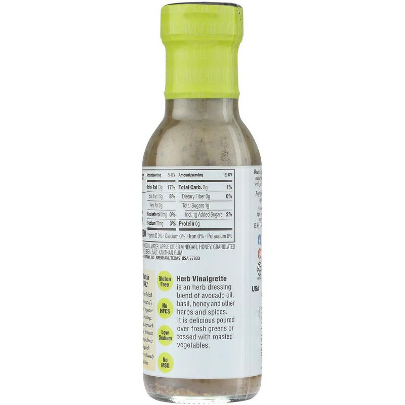 Brianna's Avocado Oil Herb Vinaigrette Dressing - Case of 6/10 oz, 3 of 8