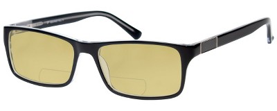 Men's Surfer Shade Rubberized Sunglasses Polarized Lenses - All In Motion™  Black