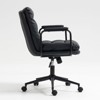 NicBex High-End 360° Swivel Boss Chair with Adjustable Height,Luxury Executive Chair Upholstered Office Chair,Up to 40° Tilt for Relaxation - 4 of 4