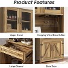 SAINTCY 72 inch Tall Kitchen Pantry Cabinet Storage - 3 of 4