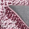 Washable Modern Braided Printed Rug Non Slip Low Pile Rug Soft Contemporary Throw Floor Cover Foldable Indoor Carpet for Living Room Bedroom Playroom - 4 of 4