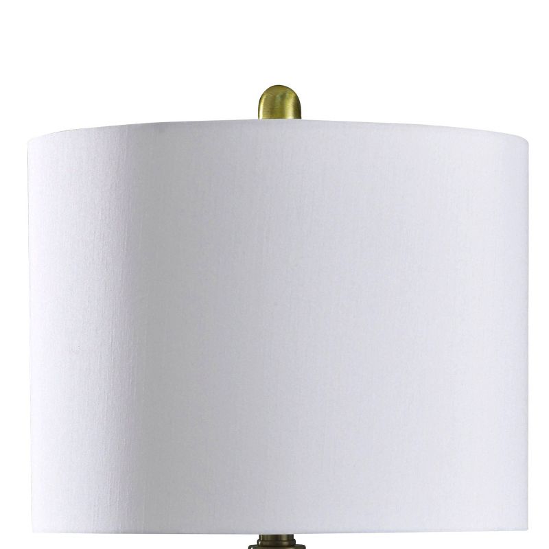 Shelly Table Lamp Cream Blue and Gold Geneva - StyleCraft, 3 of 12
