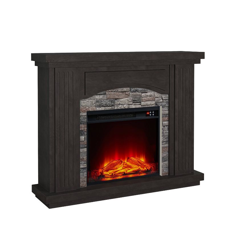 47" Vintage Freestanding Electric Fireplace - Festivo, 3 of 13