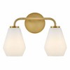 Lark Gio 2 - Light Vanity in  Lacquered Brass - 4 of 4