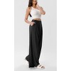 BLUEMING Womens High Waist Palazzo Pants Wide Leg Trousers Casual Loose Office Business Suit Pants with Pockets - 3 of 4