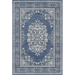 Fulvari Washable Area Rugs Soft Low Pile Mat Indoor Doormat Entry Rug Anti Slip Backing Rugs for Living Room Bedroom Kitchen - 1 of 4