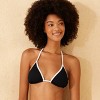 Women's Ribbed Contrast Binding Triangle Bikini Top - Shade & Shore™ - image 3 of 4