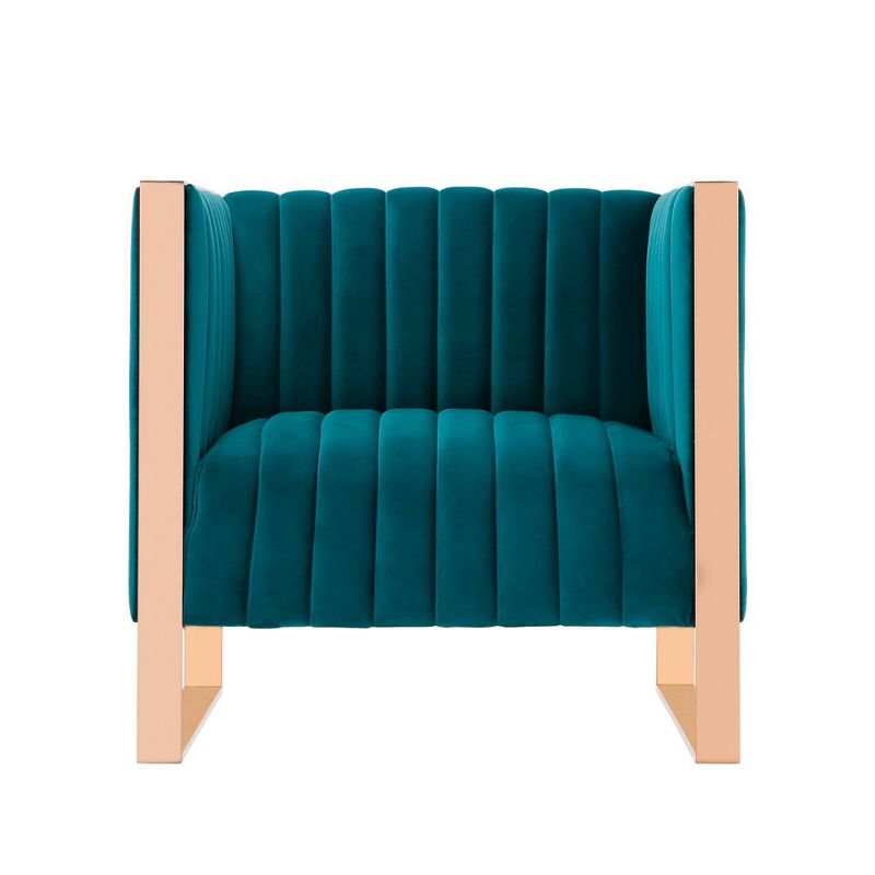 Set of 2 Trillium Velvet Accent Chairs - Manhattan Comfort, 5 of 10