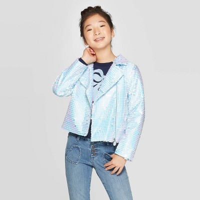 target girls sequin jacket