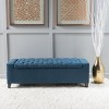 51" Contemporary Storage Ottoman Bench with Tufted Upholstered Seat and Hidden Compartment for Living Room -3irtyhousy - 3 of 4