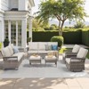 Buenhomino Outdoor Patio All-Weather Wicker Furniture Set - 2 of 4