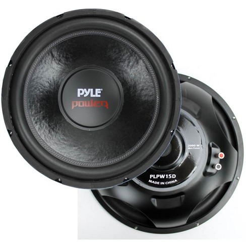 Pyle PLPW15D 15" 2000 Watt 4-Ohm DVC Power Car Audio Subwoofer Sub Woofer - image 1 of 4