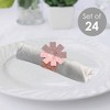Big Dot of Happiness Pink Rose Gold Birthday - Happy Birthday Party Paper Napkin Holder - Napkin Rings - Set of 24 - 2 of 4