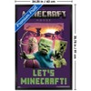 Trends International A Minecraft Movie - Zombie, Creeper, Skeleton Framed Wall Poster Prints - 3 of 4