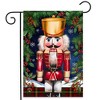 Briarwood Lane Christmas Garden Flag 12x18 For Outdoor Wooden Nutcracker For Christmas Garden Flag Flags For Outside - 2 of 4