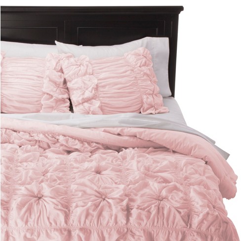 Rizzy Home Pink Knots Texture Comforter Set Target