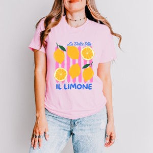 Simply Sage Market La Dolce Vita Lemons Short Sleeve Tee - 1 of 4