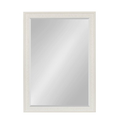 29" x 41" Alysia Framed Wall Mirror White - Kate and Laurel