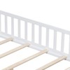 PAGED Full Size Floor Bed with Guard Rails, Versatile Platform Bed with Bookcases and Blackboards, Easy Assembly, Noise Free - 4 of 4