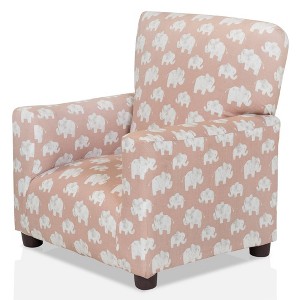 Nuea Elephant Print Kids' Chair Pink - HOMES: Inside + Out - 1 of 4