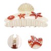 Unique Bargains Women's Elegant Scallop Hair Clips 4.06"x1.73"x2.20" 1 Pc - 3 of 3