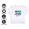 Women's Superman 2025 Krypto Jump Cap Sleeve Baby Rib Crop Top - 4 of 4