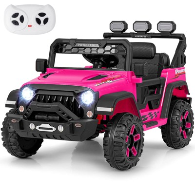 Infans 12V Kids Ride On Truck with 2*12V Motors Spring Suspension & Remote Control