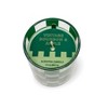 3.5oz Checkered Glass Candle with Color Wax Vintage Bourbon and Apple - Bullseye's Playground™ - 3 of 3