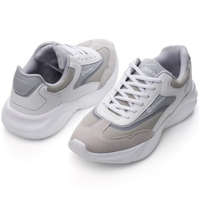 Alpine Swiss Stuart Mens Chunky Fashion Sneakers, White Gray, 11 — фото 4
