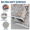 Trellis Washable Area Rug Non-Slip Indoor Rugs for Living Room, Low Pile Stain-Resistant Oriental Accent Throw Carpet - 4 of 4