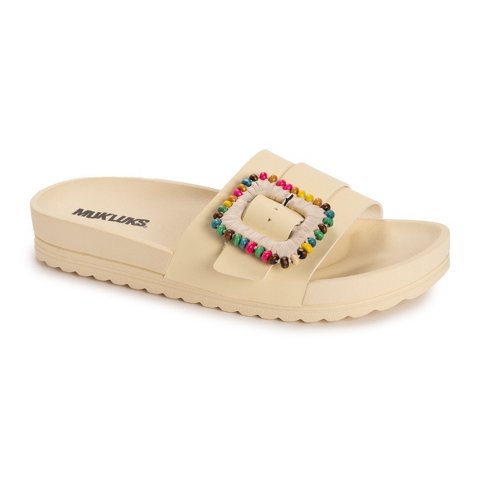 Женские сандалии MUK LUKS Women's Grand Colette Sandal, Vanilla Custard, 8