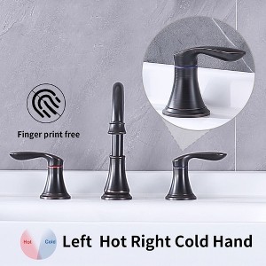 2-Handle 8 inch Widespread Bathroom Sink Faucet - 1 of 4