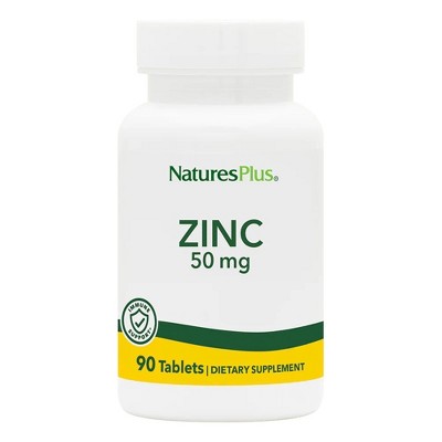 Zinc 50mg by Nature's Plus  -  90 Tablet