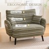 47.64'' Boucle Two-Seater Sofa with Deep Seat, Armrest Pillows, and Storage Pockets - 4 of 4