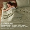 100% Cotton Sheets Set - 500 Thread Count Cotton Sateen Bedsheets, Luxury Hotel Quality, Soft & Breathable Bedsheets, 16" Deep Pocket, 4-Piece, Includ - 2 of 4