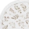 Sweet Jojo Designs Boy Girl Gender Neutral Unisex Baby Tummy Time Playmat Botanical Leaf Collection Taupe and White - 3 of 4