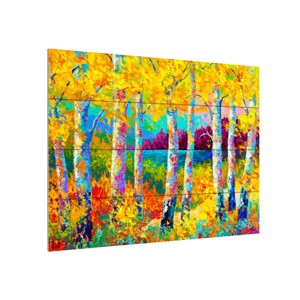 Trademark Fine Art -Marion Rose 'Autumn Jewels' Wood Slat Art - 1 of 4