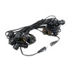 Novelty Lights Edison Outdoor String Lights with 25 In-Line Sockets Black Wire 37.5 Feet - 3 of 4